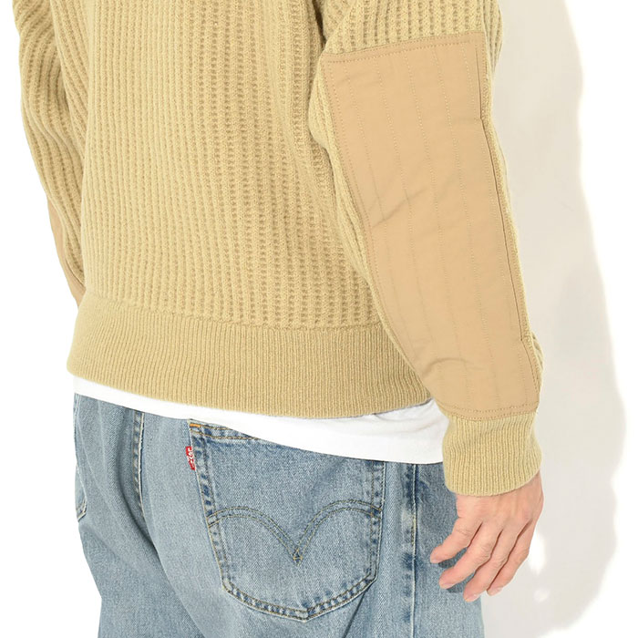 STUSSYステューシーのセーター Military Patch Zip Sweater05