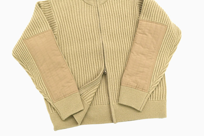 STUSSYステューシーのセーター Military Patch Zip Sweater09