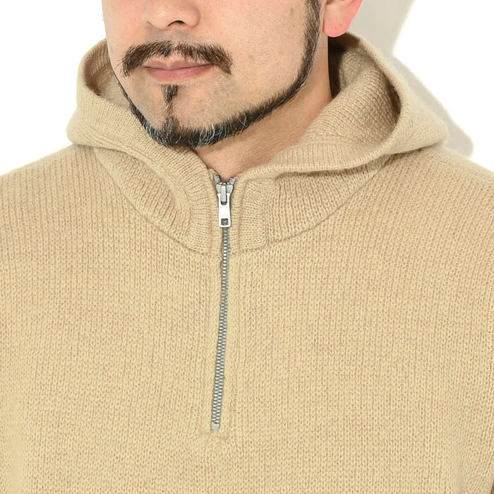 STUSSYステューシーのセーター Quater Zip Hood Sweater04