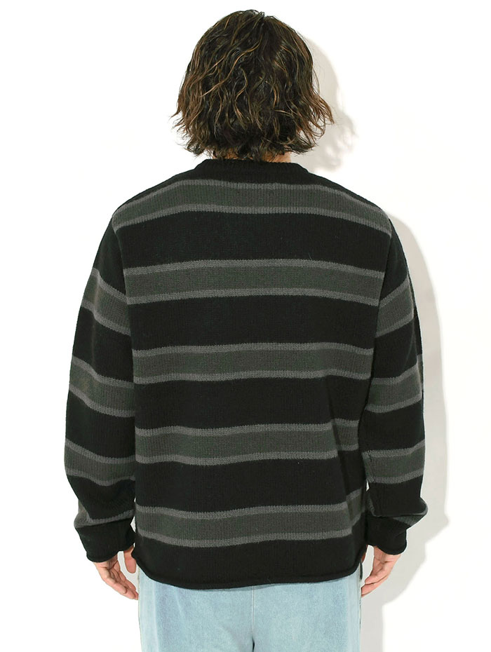 STUSSYステューシーのセーター Striped Wool Sweater02