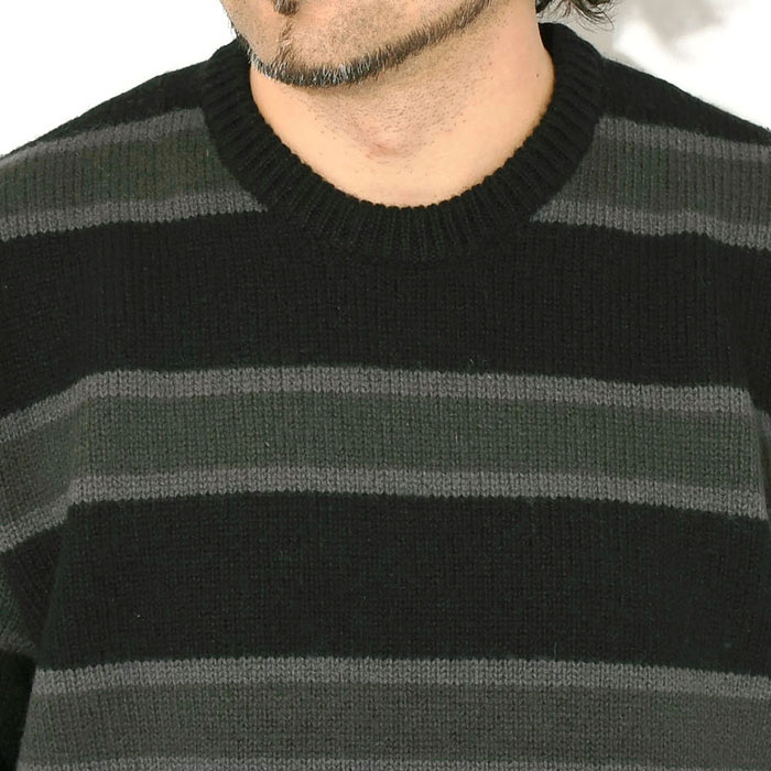 STUSSYステューシーのセーター Striped Wool Sweater03