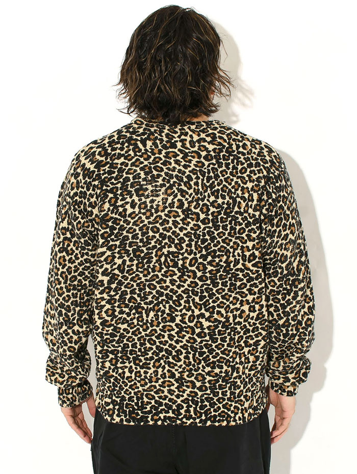 STUSSY（ステューシー） セーター メンズ Leopard ( stussy sweater