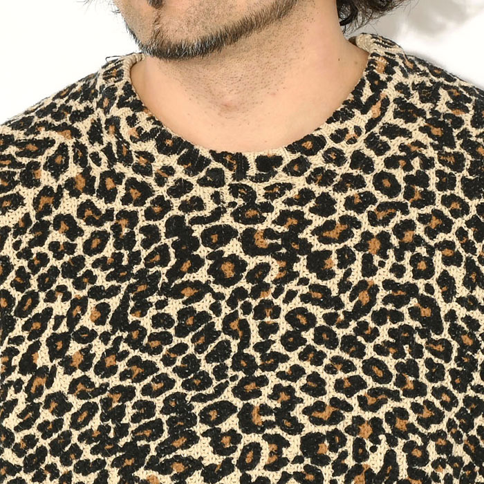 STUSSY（ステューシー） セーター メンズ Leopard ( stussy sweater