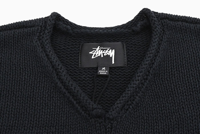 STUSSY（ステューシー） セーター メンズ Roll V Neck ( stussy