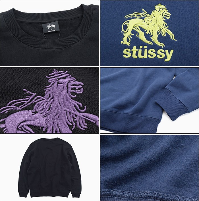 ステューシー トレーナー STUSSY メンズ Stussy Lion Applique (stussy crew sweat スウェット トップス  男性用 118340 USAモデル 正規) : stu-118340 : ice field - 通販 - Yahoo!ショッピング