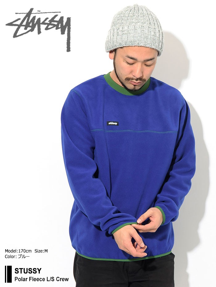 ステューシー カットソー 長袖 STUSSY メンズ Polar Fleece ( stussy crew フリース トップス 男性用 118348  USAモデル 正規 )