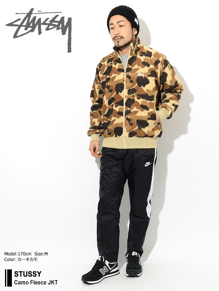 ステューシー ジャケット STUSSY メンズ Camo Fleece ( stussy JKT