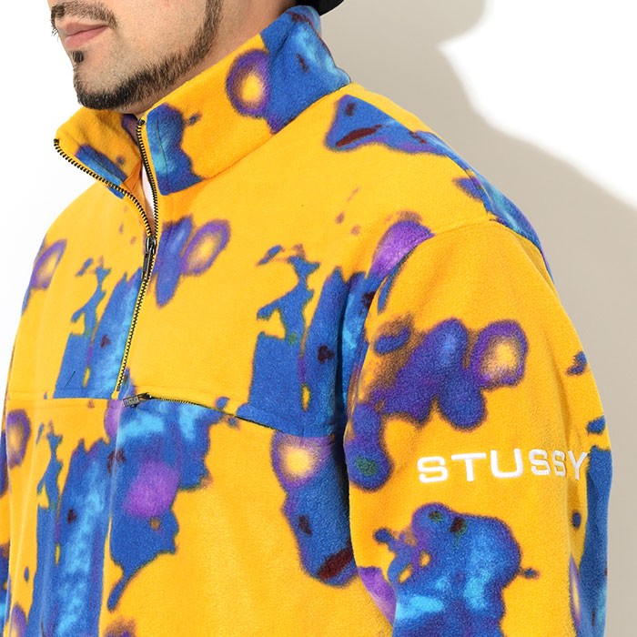 ステューシー ジャケット STUSSY メンズ Half Zip Polar Mock ( stussy