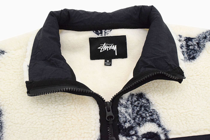 STUSSYステューシーのジャケット Mask Jacquard Sherpa07