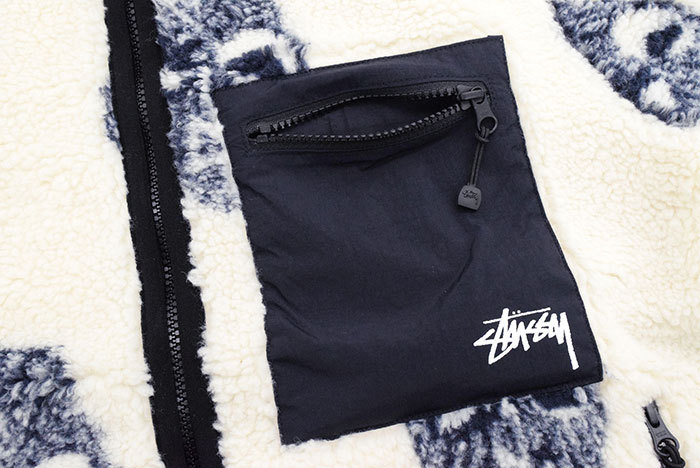 STUSSYステューシーのジャケット Mask Jacquard Sherpa08