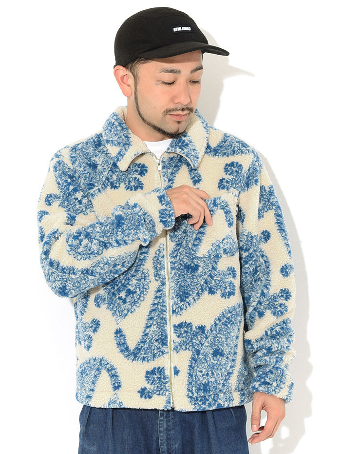 Stussy ペイズリー ボアジャケット | ilhotesul.com.br