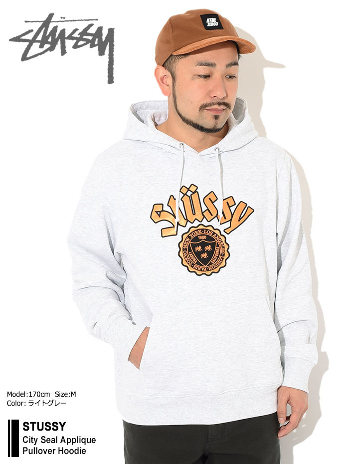 ステューシー プルオーバー パーカー STUSSY メンズ City Seal