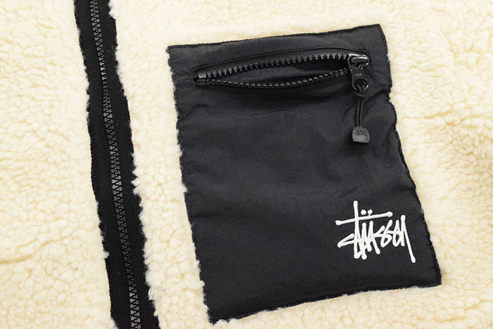 ステューシー ジャケット STUSSY メンズ Venus Jacquard Sherpa