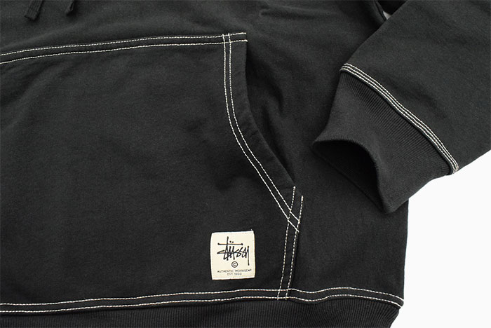 STUSSYステューシーのパーカー Contrast Stitch Label Pullover Hoodie07