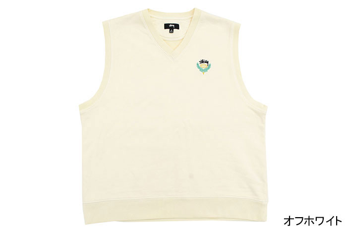 ステューシー ベスト STUSSY メンズ Fleece ( stussy vest Vネック