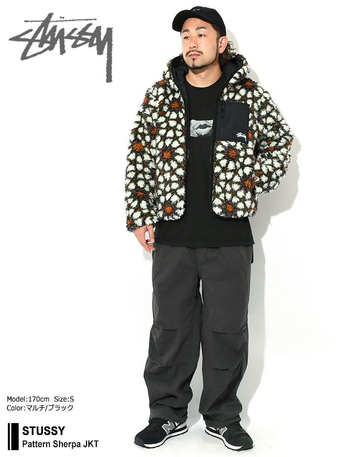 STUSSY（ステューシー） ジャケット メンズ Pattern Sherpa ( stussy
