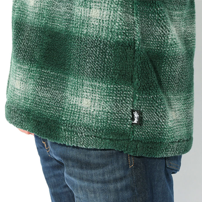 STUSSY ステューシー ジャケット メンズ Plaid Sherpa Shirt STUSSY ステューシー ジャケット メンズ Plaid Sherpa Shirt