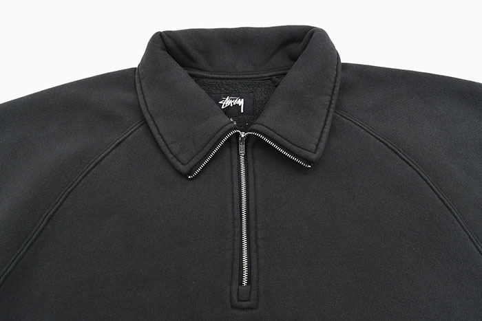 STUSSYステューシーのトレーナー Fleece Raglan Zip Mock Sweat12