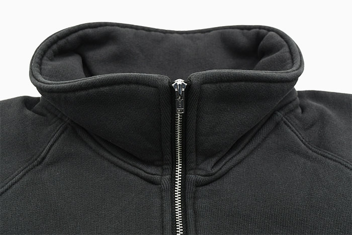 STUSSYステューシーのトレーナー Fleece Raglan Zip Mock Sweat13