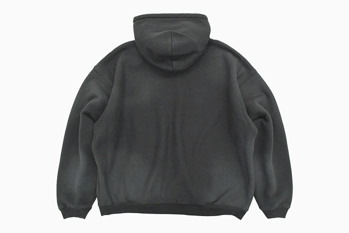 パーカー・フーディ STUSSY SS25 STU APPLIQUE HOOD (118578 0001) STUSSY ステューシー パーカー プルオーバー メンズ STU