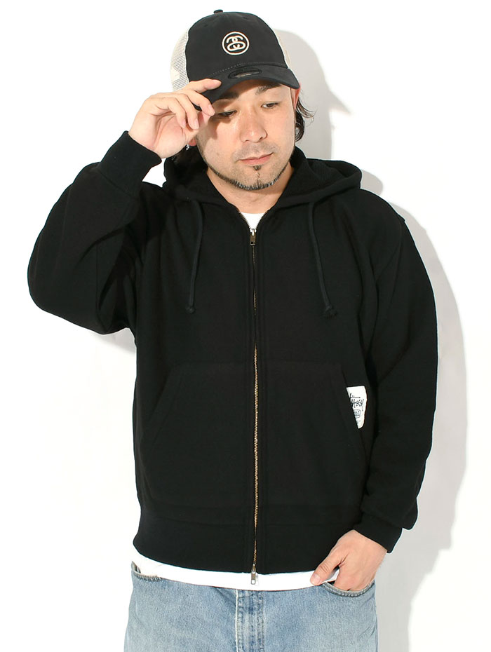 STUSSY（ステューシー） パーカー ジップアップ メンズ Brass Zip Knit
