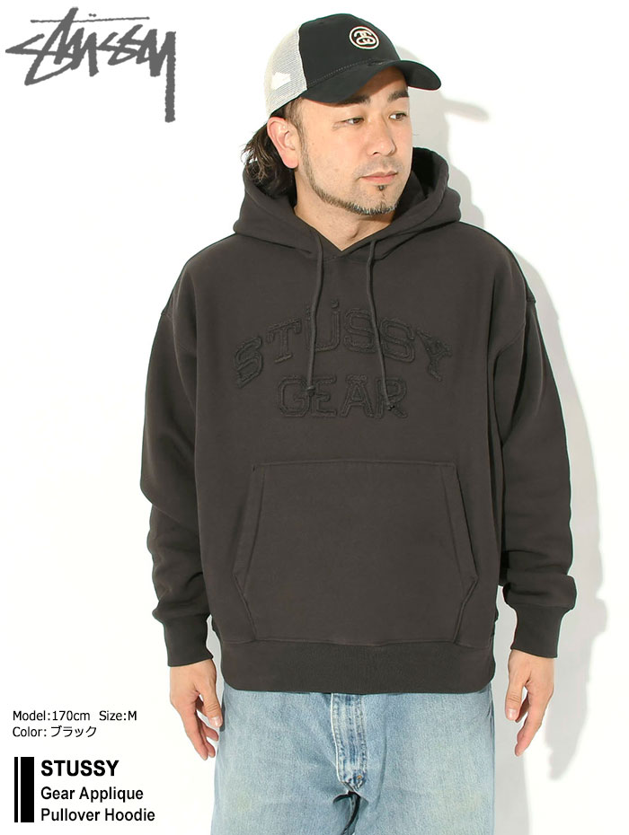 ステューシー　USA L ニットブルゾン STUSSY（ステューシー） パーカー プルオーバー メンズ Gear Applique