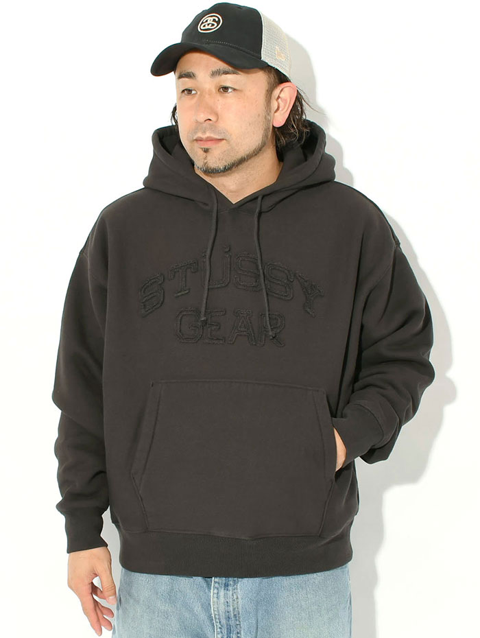 STUSSY（ステューシー） パーカー プルオーバー メンズ Gear Applique