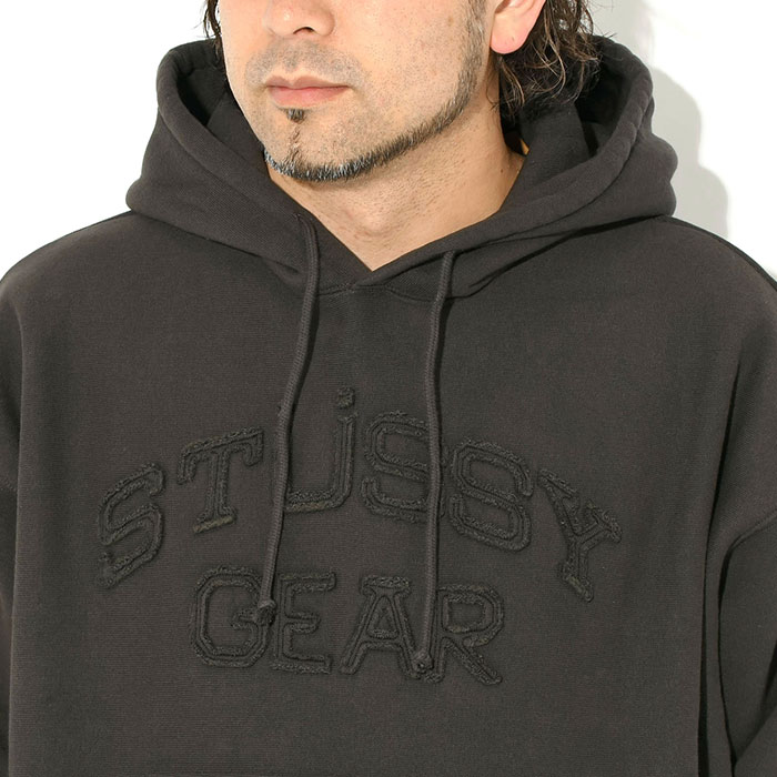 STUSSY（ステューシー） パーカー プルオーバー メンズ Gear Applique