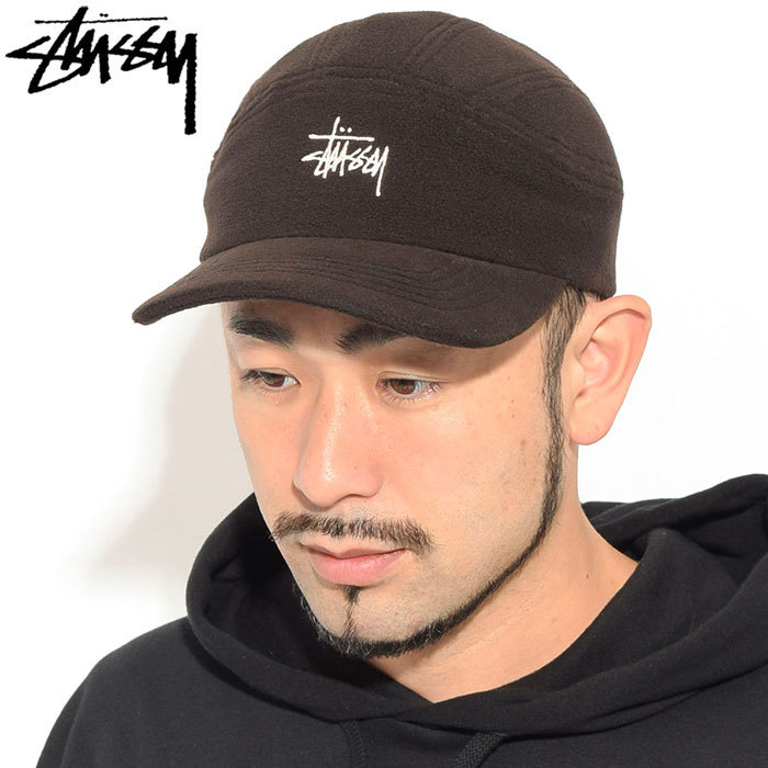 Stussy polar fleece discount panel runner cap