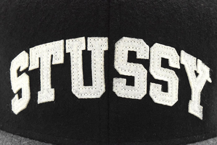 STUSSY ステューシー キャップ 帽子 Melton Piped Arch Snapback
