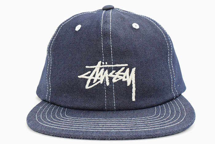 ステューシー キャップ 帽子 STUSSY Denim Stock Strapback Cap