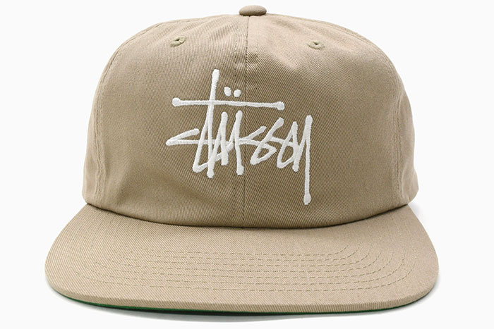 STU キャップ クリーム色 STUSSY ステューシー キャップ 帽子 Basic Strapback Cap