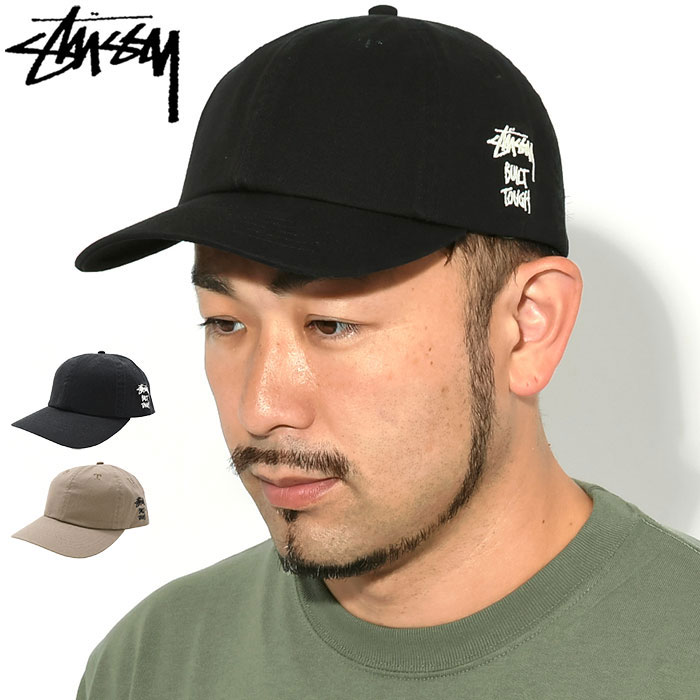 ステューシー キャップ 帽子 STUSSY Built Tough Low Pro Cap ( ロー 