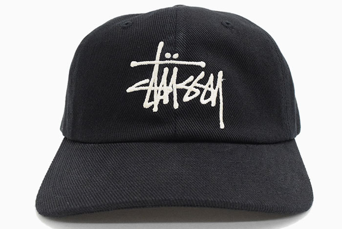 Stussy STUロゴ ブラックキャップ　正規 Stussy ブラックキャップ STU刺繍