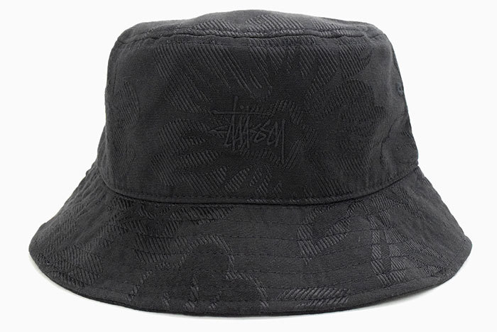 STUSSY Jacquard Knit ロゴ バケットハット 帽子 ハット 帽子 メンズ 直販ショップ