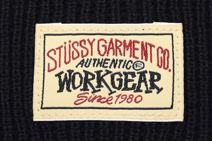STUSSY ステューシー ニット帽 Workgear Waffle Cuff ( stussy