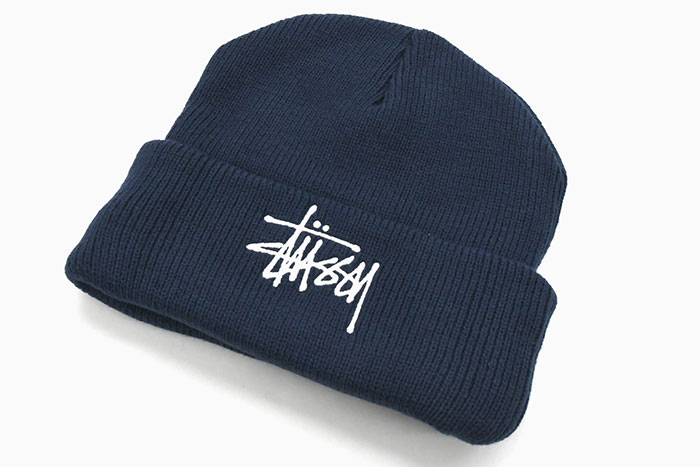 通常便なら送料無料 vh Stussy ステューシー ニット帽 スノーボード 黒