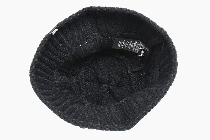 STUSSY KNIT BUCKET HAT L/XL 黒 バケットハット 新品 24102305_1.jpg