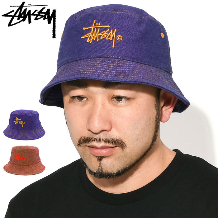 ステューシー STUSSY バケット ハット Copyright Bucket Hat 帽子 ( stussyhat メンズ・男性用 1321194  USAモデル 正規 )[M便 1/1]