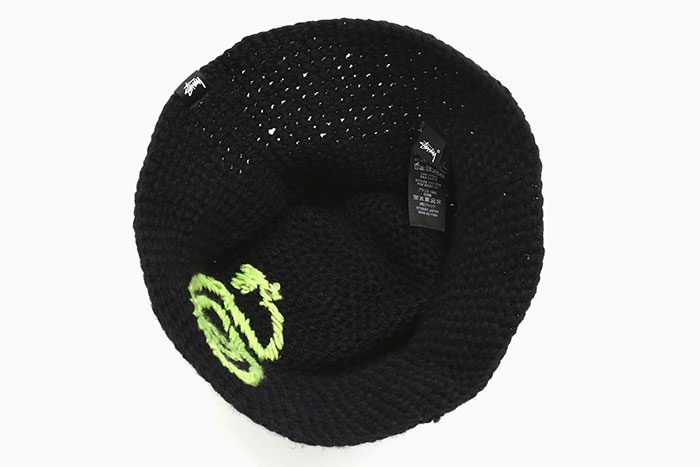 STUSSY ステューシー バケット ハット Swirly S Knit Bucket Hat