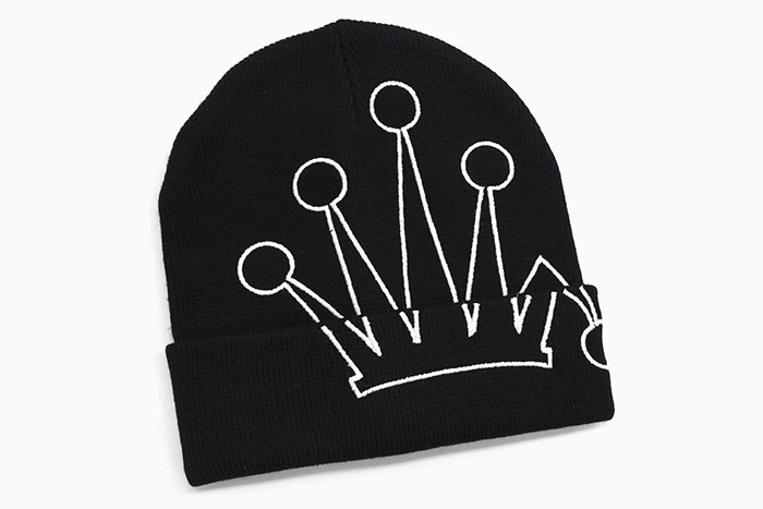 上品な ニット帽 ステューシー STUSSY Crown beanie stussy ( Cuff 帽子