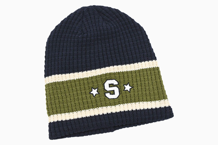 STUSSY（ステューシー） ニット帽 STUSSY Varsity S Stripe Skullcap