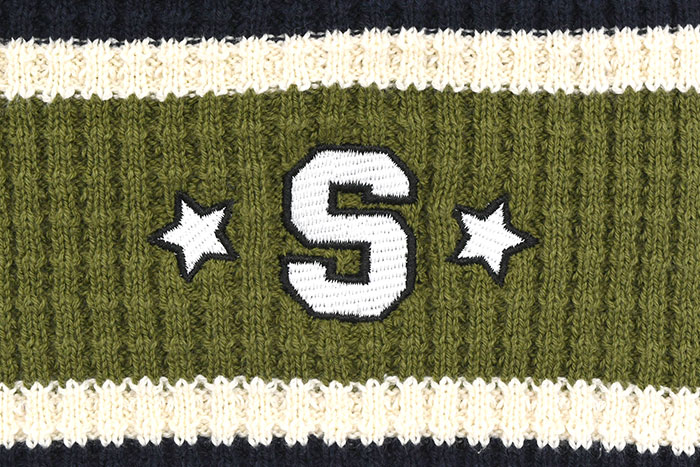 STUSSY（ステューシー） ニット帽 STUSSY Varsity S Stripe Skullcap