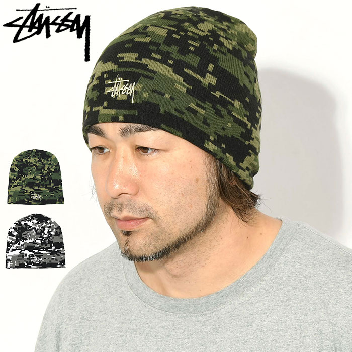 STUSSY（ステューシー） ニット帽 STUSSY Basic Digi Camo Skullcap