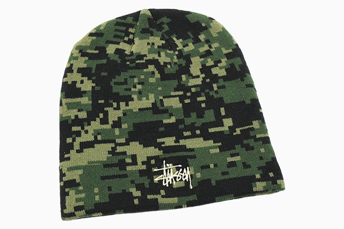 STUSSY（ステューシー） ニット帽 STUSSY Basic Digi Camo Skullcap