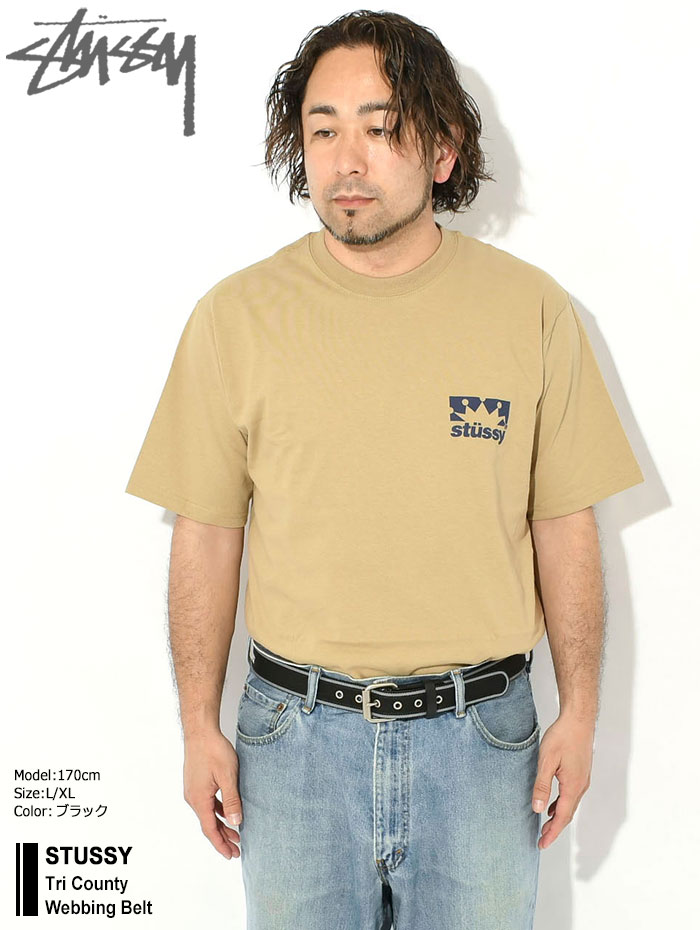 STUSSY（ステューシー） ベルト メンズ Tri County Webbing ( stussy