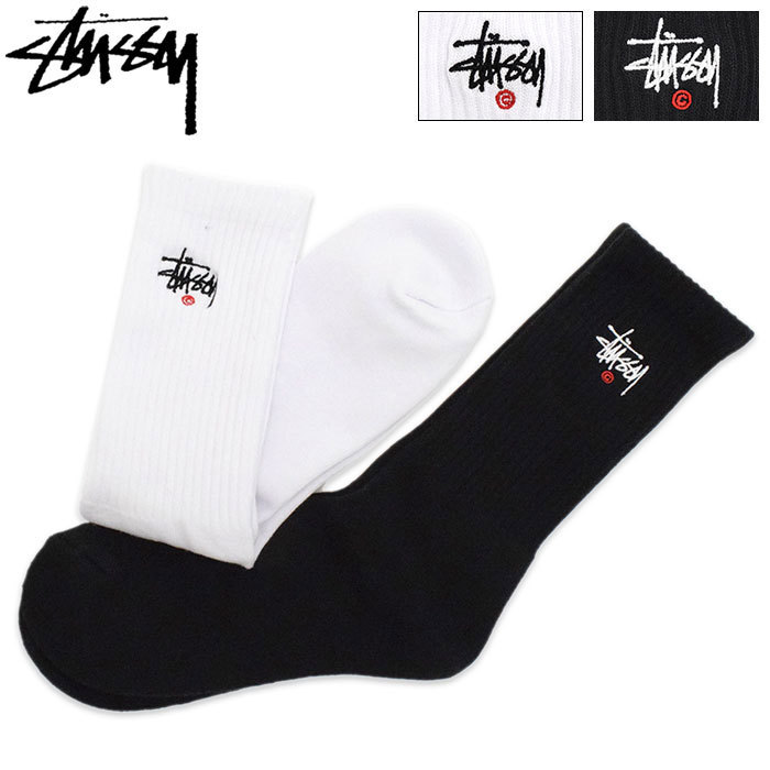 STUSSY（ステューシー） ソックス メンズ Basic Logo ( stussy crew