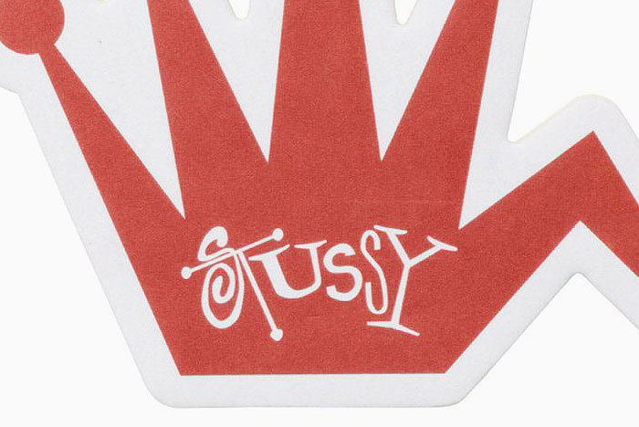 ステューシー エアフレッシュナー STUSSY Bent Crown ( stussy air freshener 芳香剤 カー用品 ペーパータイプ  138718 USAモデル 正規 小物 )