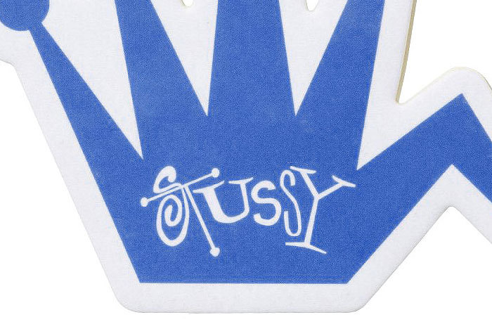 ステューシー エアフレッシュナー STUSSY Bent Crown ( stussy air freshener 芳香剤 カー用品 ペーパータイプ  138718 USAモデル 正規 小物 )