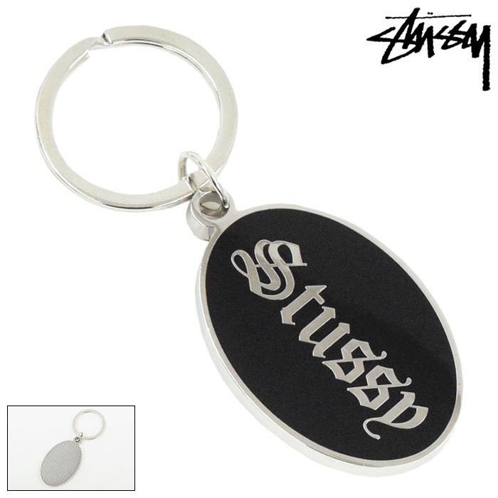 ステューシー キーホルダー STUSSY OE Badge ( stussy keychain